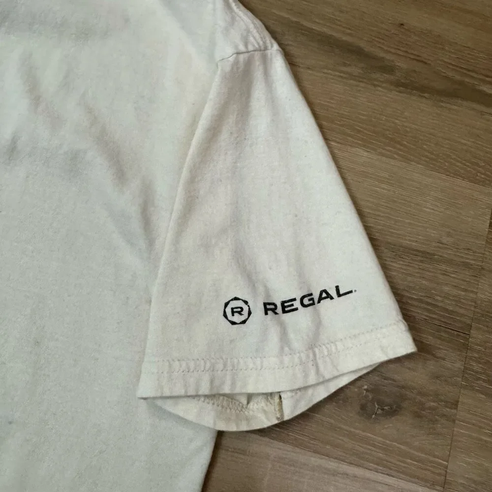 Regal Cinemas Dune Part 2 Promo Graphic Tee Shirt Size Large Light Beige Merch - Picture 5 of 5